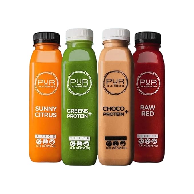 PUR Cold Pressed Mini Powerhouse Cleanse Cold Pressed Juice 3 day