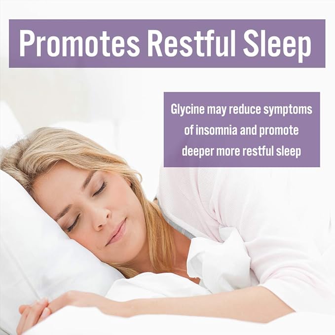 Glycine Powder (2 lbs) - Promotes Restful Sleep Muscle Energy and Strength Memory and Cognition Support (Resealable Bag)