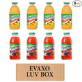 LUV BOX- variety Everfresh Juice 16 oz. pack of 8 Everfresh Mango Carrot Everfresh Peach Plum Pear. by evaxo