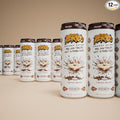 Perico Energy Drink Expresso Martini Flavor 12 PACK Natural Energy Beverage Can Sparkling Sugar-Free With Essential Amino AcidsCarnipure® L-carnitineBiotin 200mg Organic Caffeine