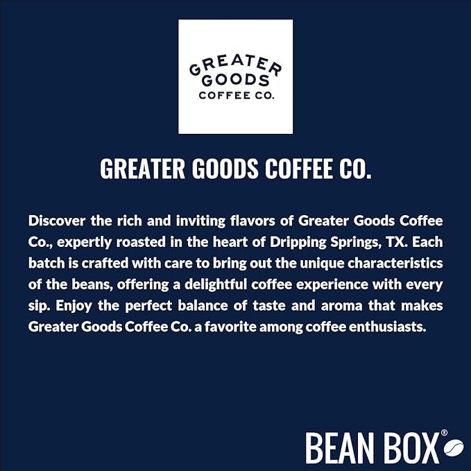 Good Vibes - Brazil - Roasted by Greater Goods Coffee Co. - Freshly Ground Coffee - 2 Pound Bag
