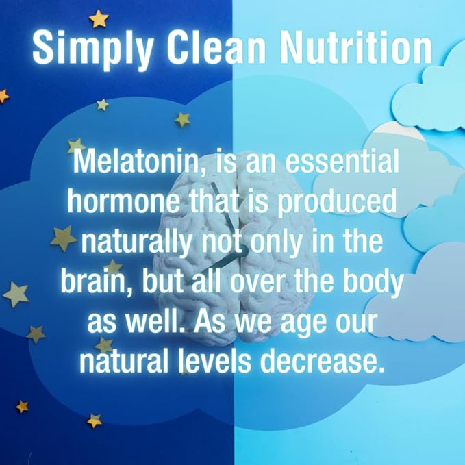 Pure Melatonin 60mg | 240 High-Dose Easy-to-Swallow Capsules | Natural Sleep Aid | Non-Habit Forming | Holistic Wellness