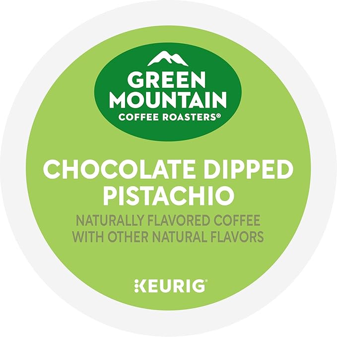 Green Mountain Coffee Roasters Chocolate Dipped Pistachio Flavored Coffee Single Serve Keurig K-Cup Pod 96-count pods (4 pack of 24)