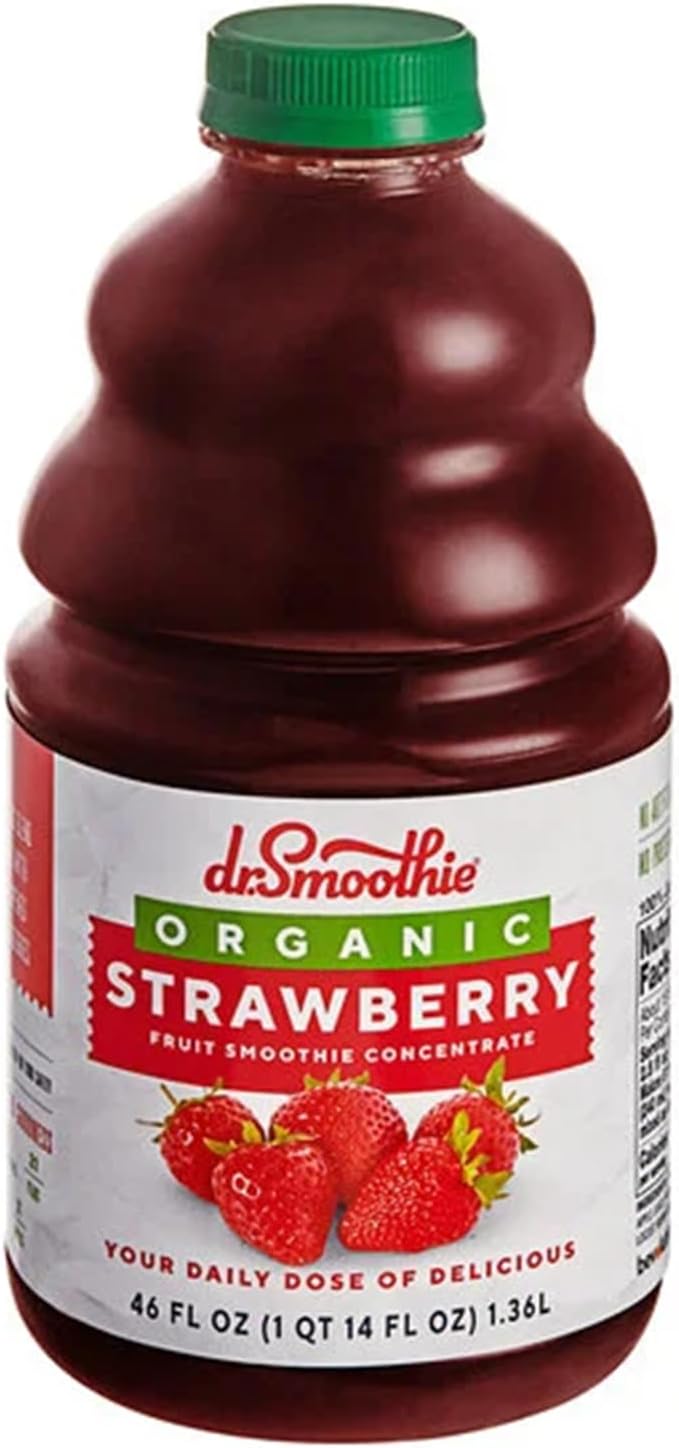 Organic Strawberry Fruit Smoothie Mix 46 fl. oz. WS-103DRORGSTRA-NPF