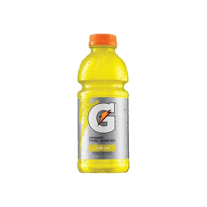 Gatorade Sports Drink Lemon Lime - Wide Mouth 20-Ounce Bottles (Pack of 24)
