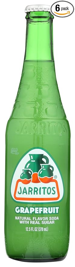 Jarritos Grapefruit Soft Drink Pack of 6- 12.5 oz