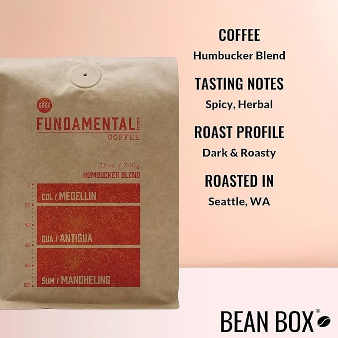 Bean Box Sampler - Roasted by Fundamental Company 3-Pack Freshly Ground Coffee Gourmet Coffee