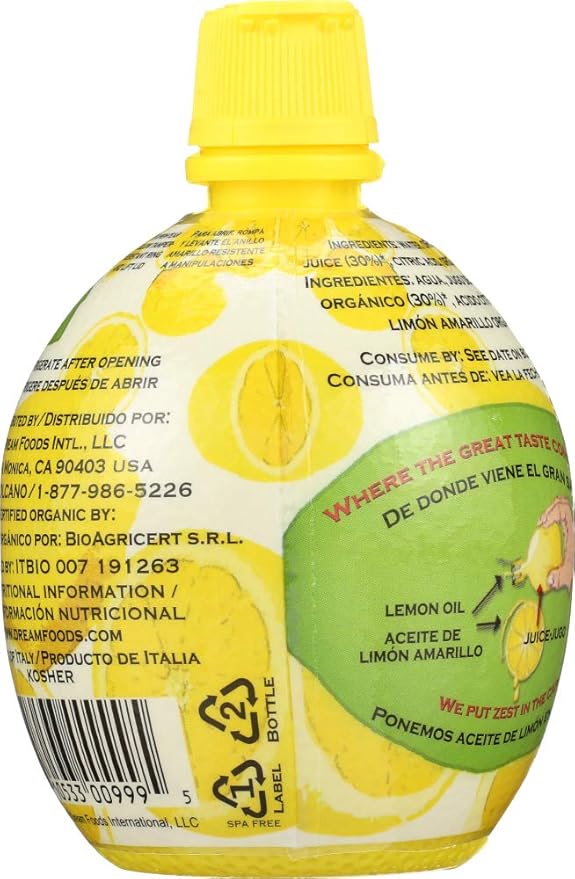 Dream Foods Volcano Burst Lemon 6.76 Fl Oz (Pack of 12)