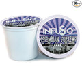 InfuSio Coffee Pods 96 Count Colombian Supremo Medium Dark Roast Single serve Coffee pods for Keurig K Cup® Brewers - InfuSio Premium Roasted Keurig 2.0 Compatible