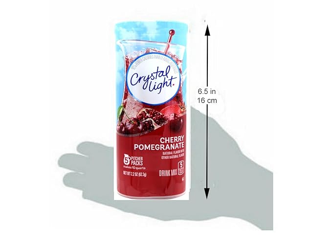 Crystal Light Cherry Pomegranate Drink Mix 10-Quart Canister (Pack Of 6)