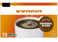 Dunkn. Donuts Original Blend Coffee K-Cup Pods Medium Roast 72ct Pack of 1
