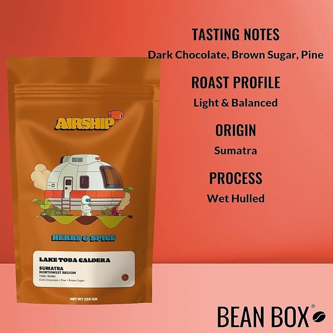 Bean Box Sampler - Roasted by Airship 2-Pack Whole Bean Coffee Gourmet Coffee
