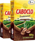 Cafe Caboclo 500g | Torrado e Moído | Roast and Ground Coffee 17.60oz (PACK OF 2) |GLUTEN FREE|