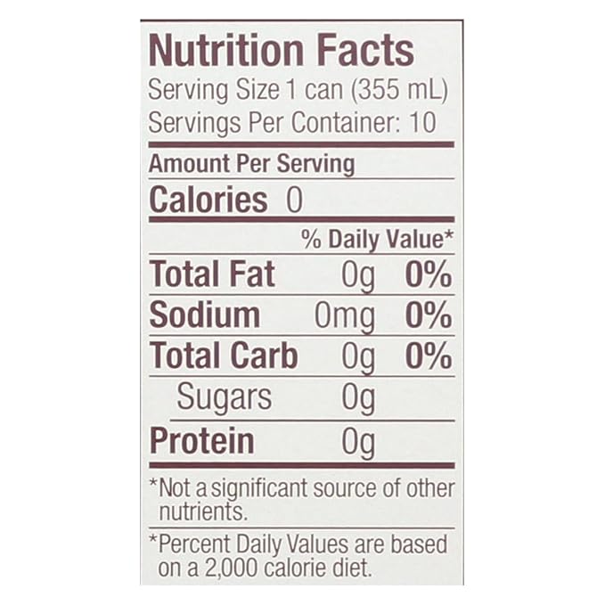 ZEVIA Black Cherry Soda 10 Pack 12 FZ