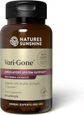 Nature's Sunshine Vari-Gone 90 Capsules Varicose Vein Supplements with 7 Powerful Herbs and Nutrients That Support Circulation for Vein Health Strength and Function