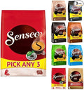Douwe Egberts Senseo Coffee Pods. Pick Any 3 packs (48 Coffee Pods Each Pack) from 8 Blend Inc: Classic Espresso Strong Extra Strong Mild Gold(100% Arabica) Mocca Decaf Total 144 Pods Mega Pack