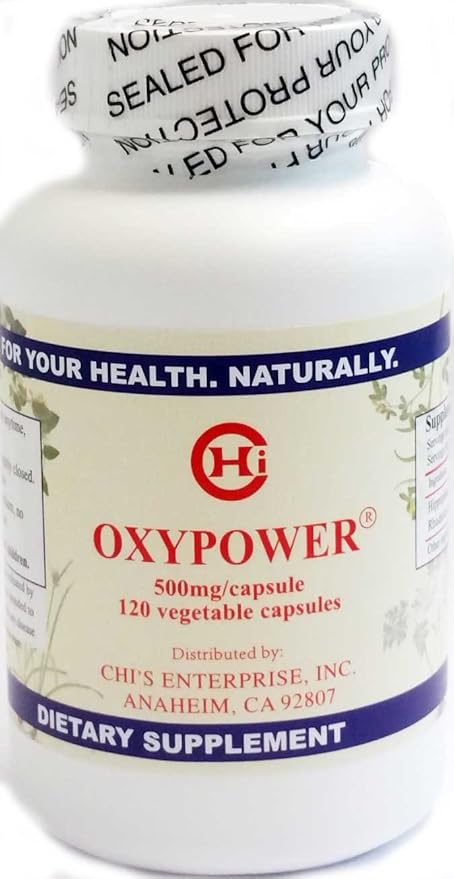 OxyPower by Chi's Enterprise 500mg 120 Capsules