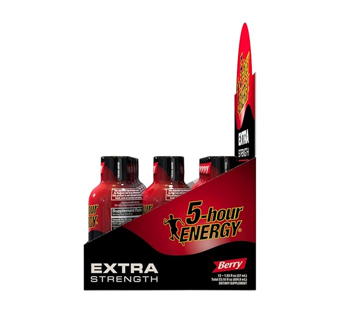 5-hour ENERGY Shot Extra Strength Berry 1.93 Ounce 24 Count