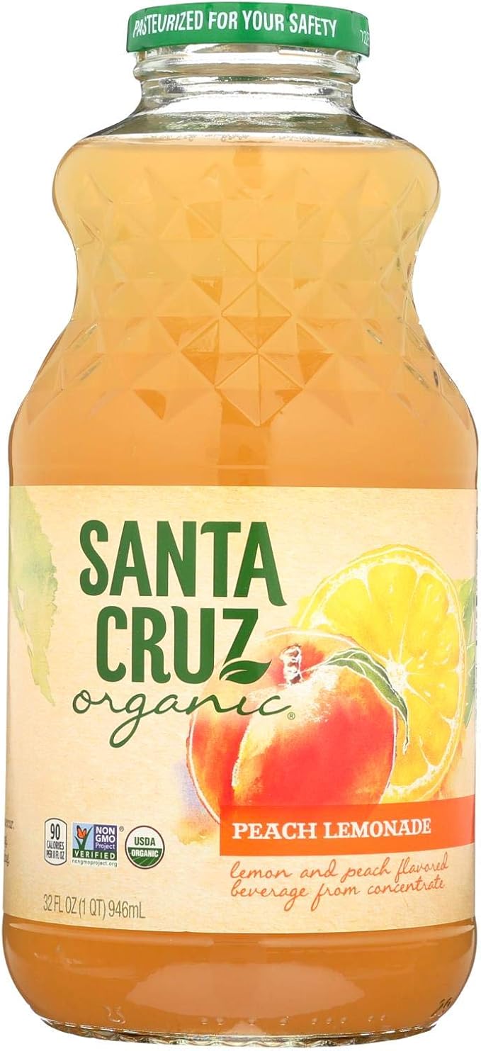 Santa Cruz Juice Lemonade Peach Org