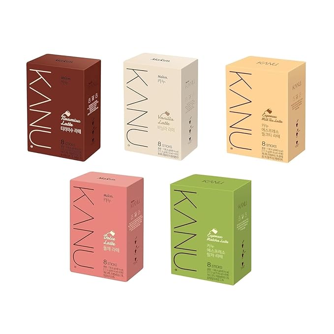 Kanu Korea Instant Coffee Camping Essentials 17.3g x 8 Sticks (8 Sticks 5 Combination)