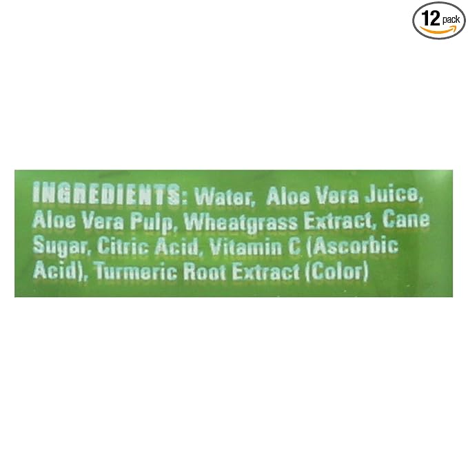 Alo Awaken Wheatgrass Drink 16.9 oz 12 ct