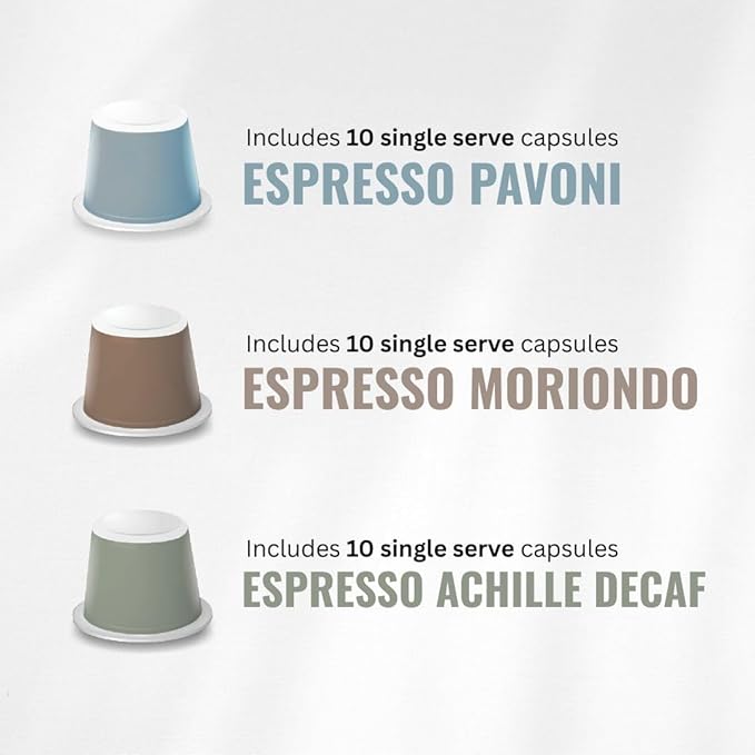 Tayst Espresso Pods Espresso Variety Pack Assortment Coffee Capsules Compatible with Original Nespresso Machine Sustainable Single Serve Pack of 30