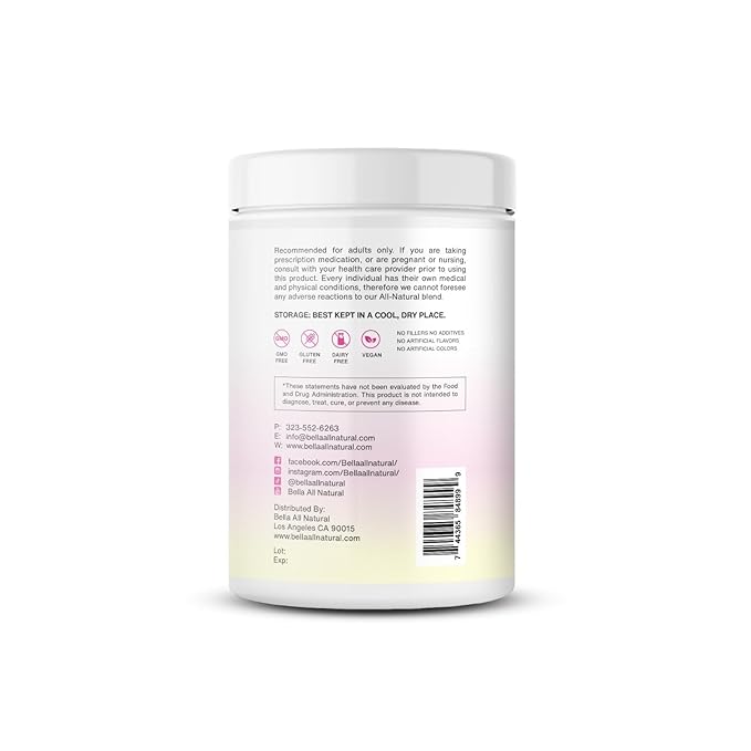 Bella All Natural Skinny Vanilla Iced Coffee - 500g