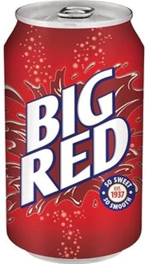 Big Red Cream Soda 12 oz Cans 24 Units