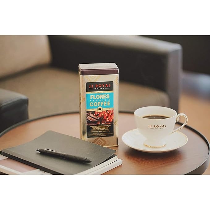 JJ Royal Coffee Flores Arabica 200g Ground Coffee (Pack of 1)