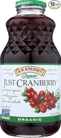 Organic Just Cranberry Juice (Pack of 12)