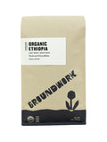 GROUNDWORK Ethiopia Heirloom Blend - Whole Bean Coffee Light Roast - Organic Single Origin Coffee - 2lb Bag