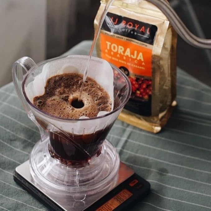 JJ Royal Coffee Toraja Arabica 200g Ground Coffee (Pack of 4)
