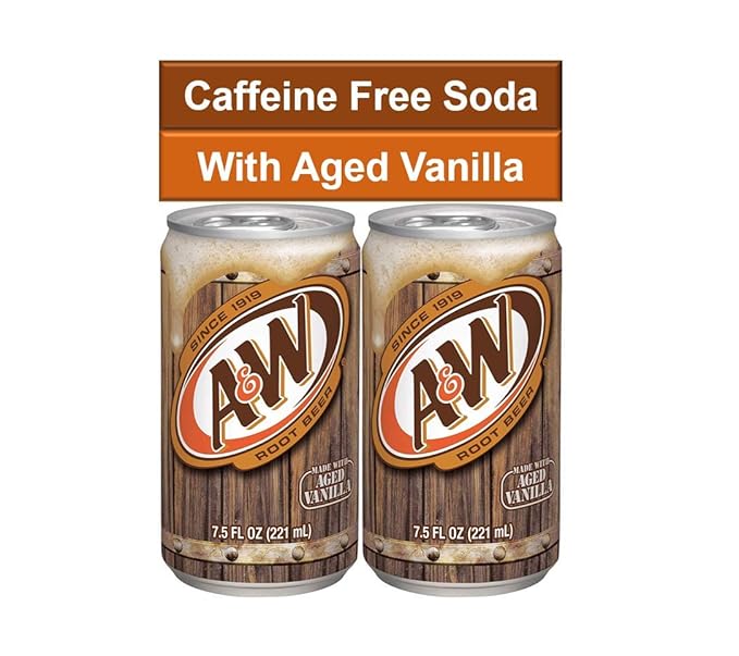 Root Beer Mini Soda Cans 7.5 oz Soft Drinks Bulk Snacks Pack Small Refrigerator &amp Snack Pantry Drink 24 Count Beverage Bedroom &amp Kitchen Supplies