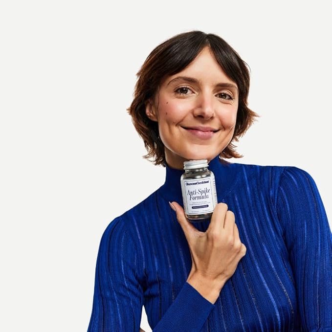 Anti-Spike Formula by The Glucose Goddess - Supports Healthy Blood Sugar Levels Already Within Normal Range Vegan Gluten-Free 60 Capsules (30-Day Supply)