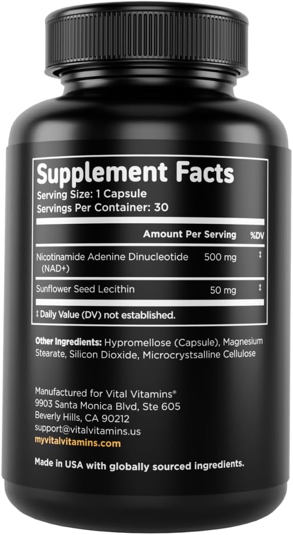 Vital Vitamins Multi Collagen Capsules + NAD+ Supplement