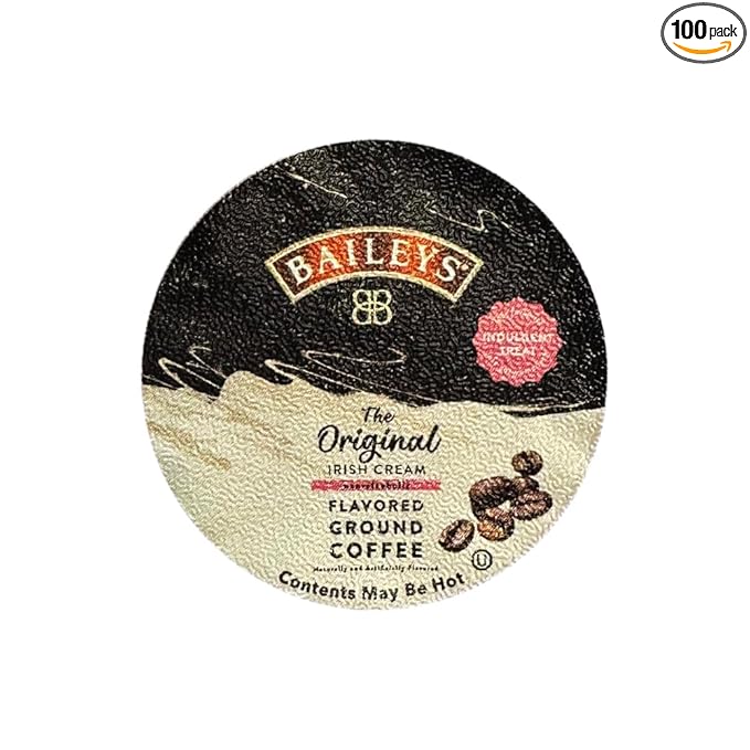 Original Irish Cream Flavored Single Serve Coffee Compatible with Keurig Brewers – 100 Count