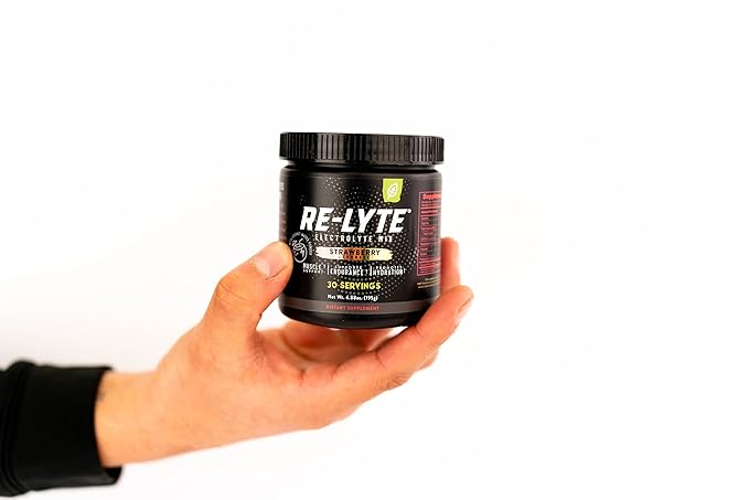 REDMOND Re-Lyte Electrolyte Drink Mix Strawberry Lemonade 30 serving SMALL 6.88oz jar