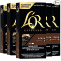 L'OR Espresso Capsules 50 Count Forza Single-Serve Aluminum Coffee Capsules Compatible with the L'OR BARISTA System &amp *Nespresso Original Machines 50 Count (Pack of 5)