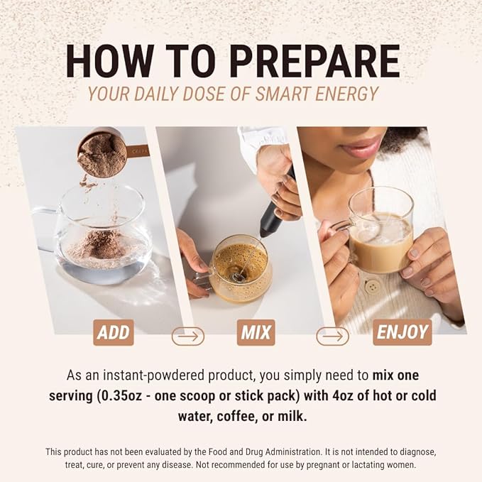 CAFFEINE ARMY Cappuccino | Functional Coffee with Collagen Peptides MCTs CoQ10 and Adaptogens: Clean Energy Supports Daily Attention No Jitters or Crash (13.4 oz 38 Servings)