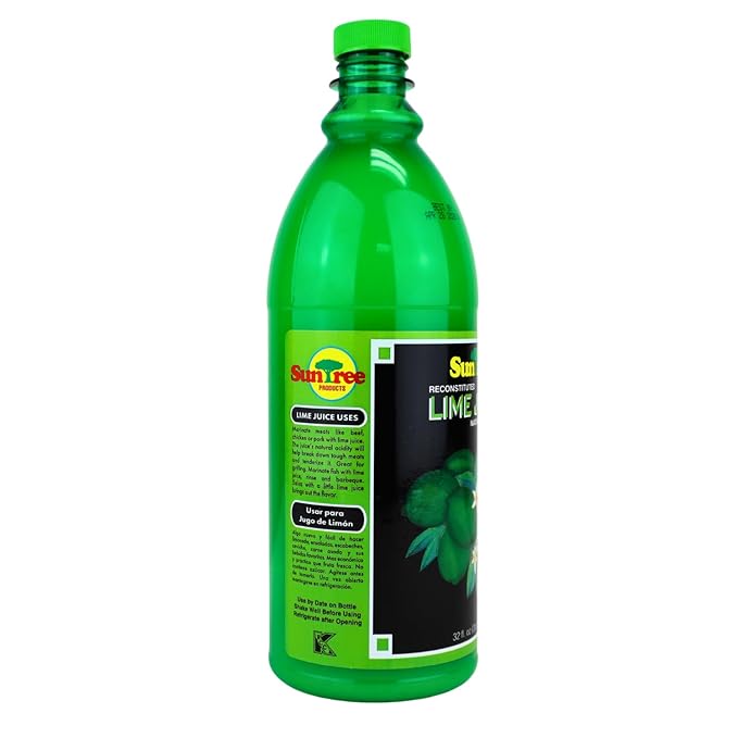 SunTree Lemon or Lime Juice RTU – Reconstituted 100% Juice for Restaurants Bars &amp Food Processing – 32 oz PET Bottles or 1 Gallon Jugs – Ideal for Lemonade Marinades Baking Dressings Sauces