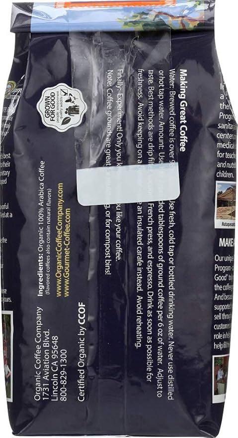 ORGANIC COFFEE Organic Decaf Gorilla Coffee 12 OZ