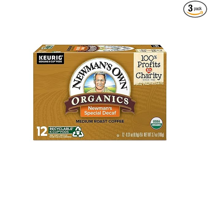 Newman's Own Special Decaf Coffee K-Cup12-count (Pack of3)