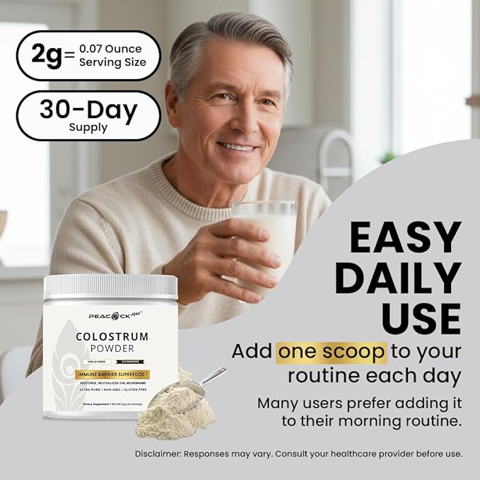 Colostrum + Keto Multi Collagen Peptide Powder Bundle – Hydrolyzed Collagen Protein with MCT Oil &amp Biotin &amp Pure Bovine Colostrum Unflavored Keto &amp Paleo Friendly 16.2 oz + 60g
