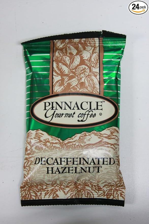 Pinnacle Flavored Ground Coffee 24/2.25 oz packets (Decaf Hazelnut)