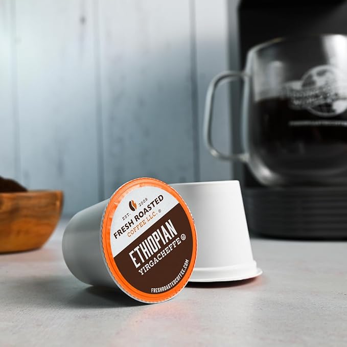 Fresh Roasted Coffee African Variety Pack K-Cup Compatible 96 Pods