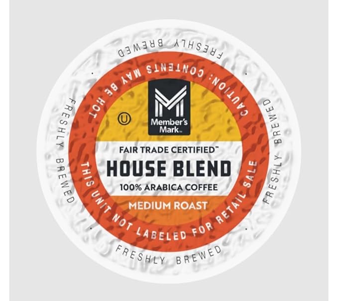 Member Mark Medium Roast Coffee Pods House Blend 100 ct.