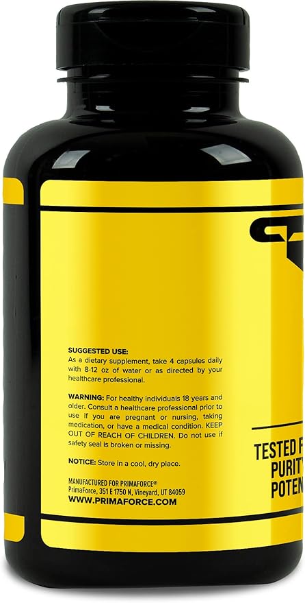 Primaforce L-Citrulline 3000mg 240 Capsules 60 Servings