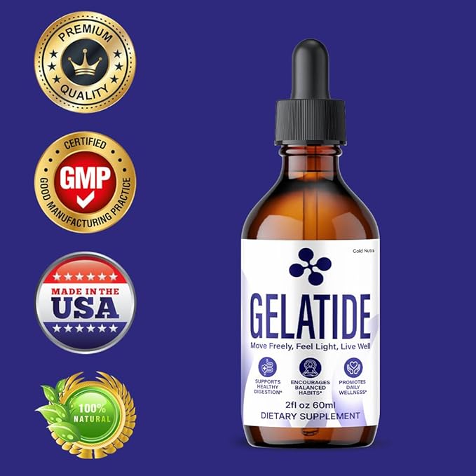 Gelatide Drops All Natural Maximum Strength Formula All Natural Gela Tide Liquid Drops Supplement (5)