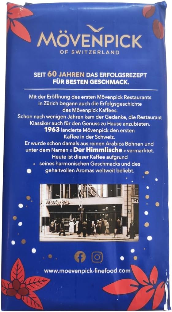 Himmlische Original German roast ground coffee 500g (pack of 2)