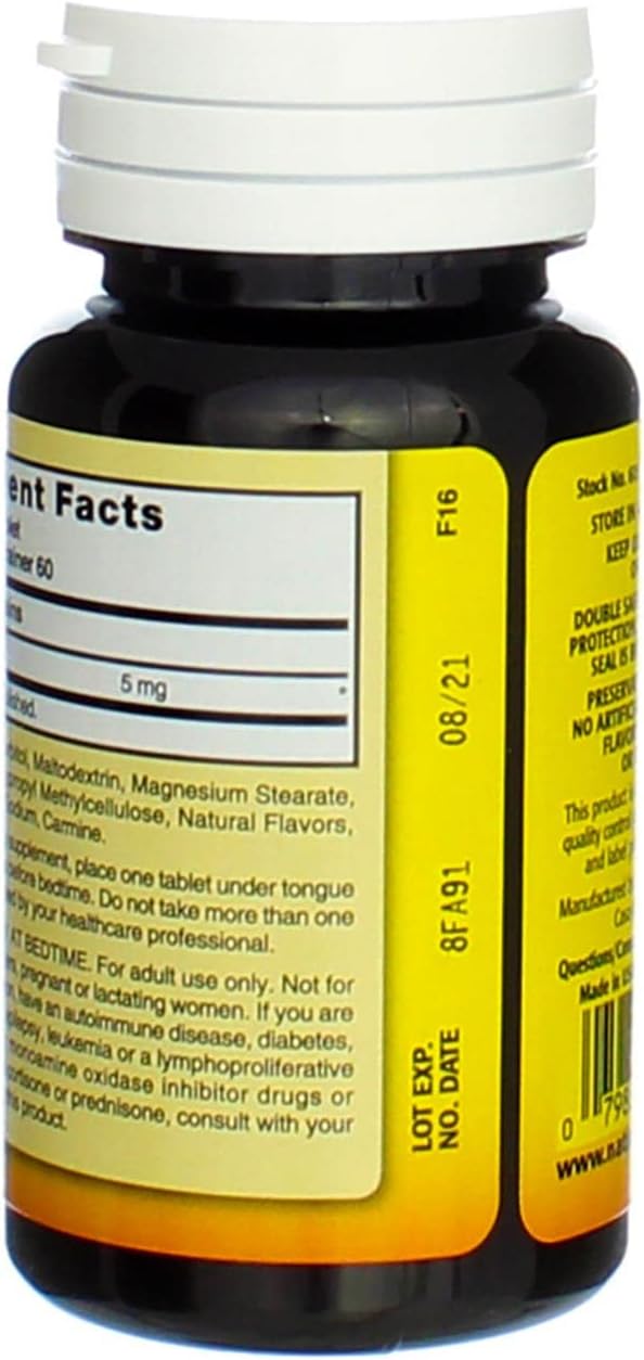 Nature's Blend Melatonin 5 mg - 60 Tablets Pack of 5